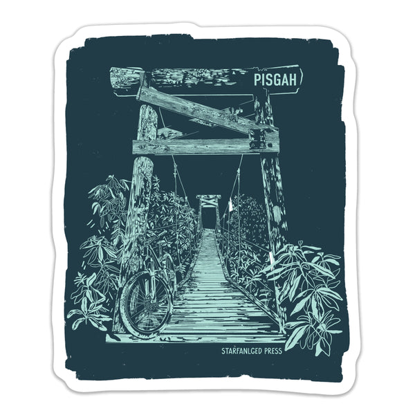 Pisgah Bridge 4" Vinyl Sticker