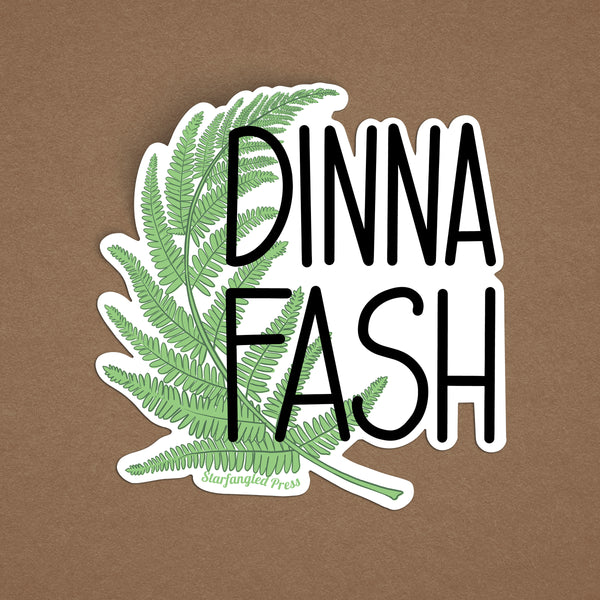 Dinna Fash Bracken 3" Vinyl Sticker