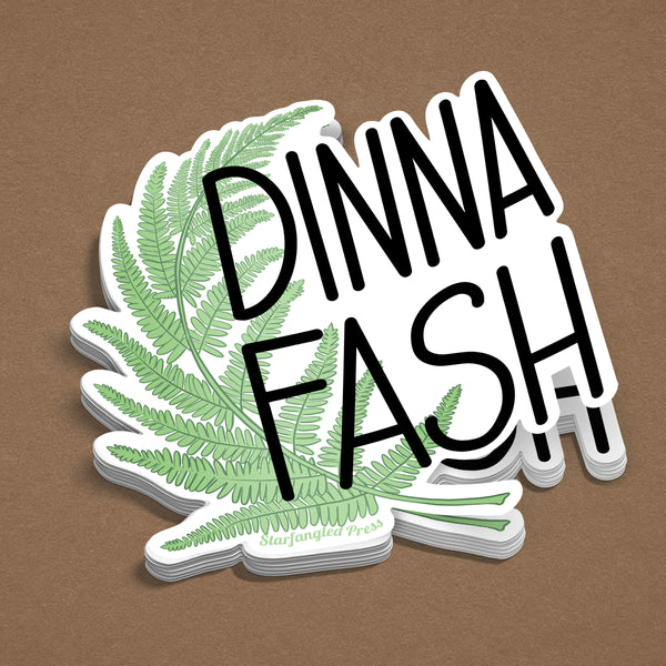 Dinna Fash Bracken 3" Vinyl Sticker