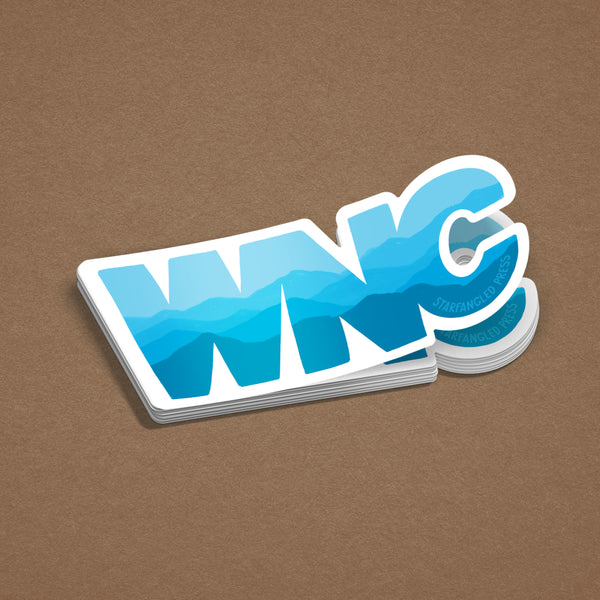 WNC Blue Ridge Mountains Sticker