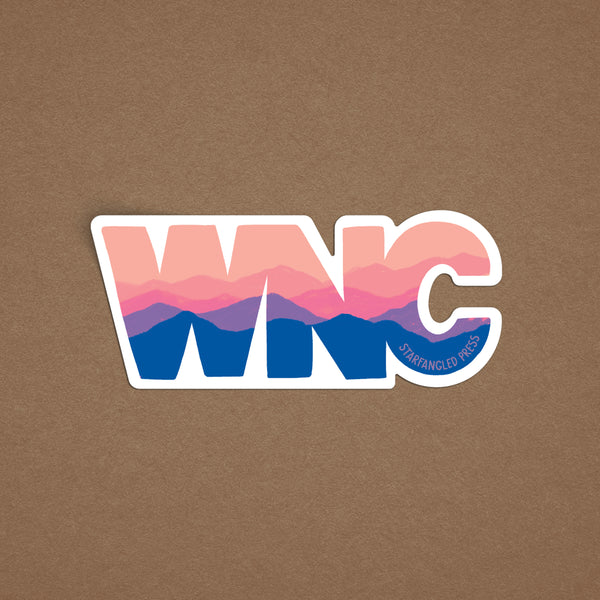 WNC Mountain Sunrise Sticker