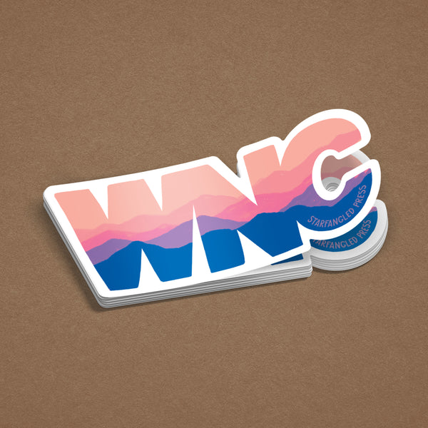 WNC Mountain Sunrise Sticker