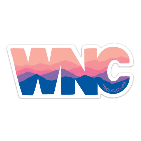 WNC Mountain Sunrise Sticker