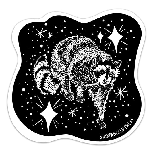 Cosmic Raccoon Sticker