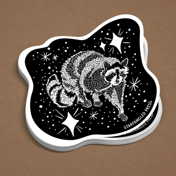 Cosmic Raccoon 3" Vinyl Sticker