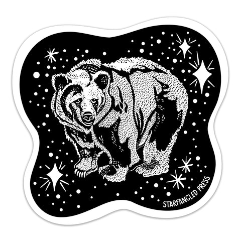 Cosmic Bear 3" Vinyl Sticker