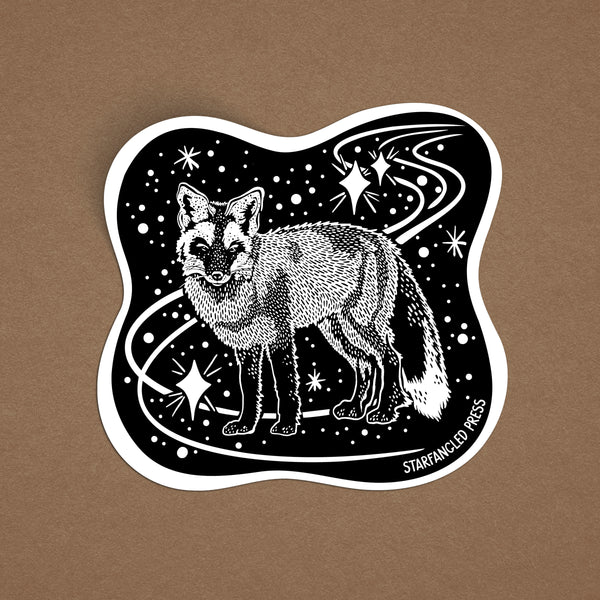 Cosmic Fox 3" Vinyl Sticker