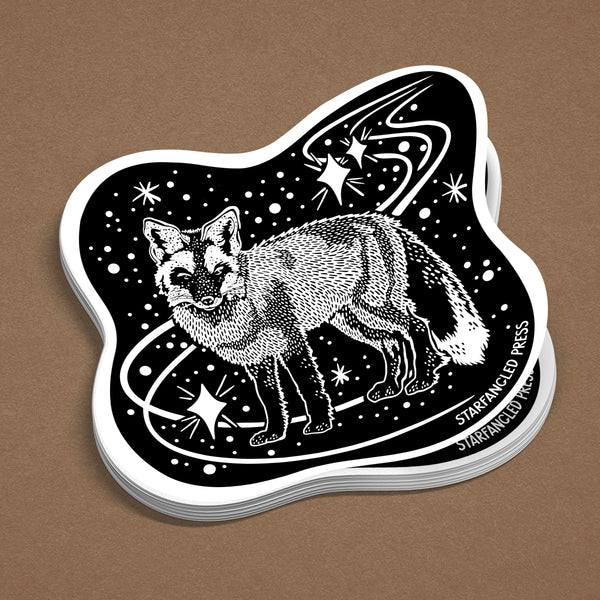 Cosmic Fox 3" Vinyl Sticker