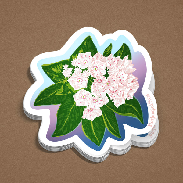 Mountain Laurel 3" Vinyl Sticker