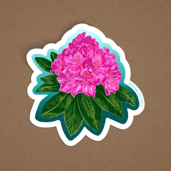 Rhododendron  3" Vinyl Sticker