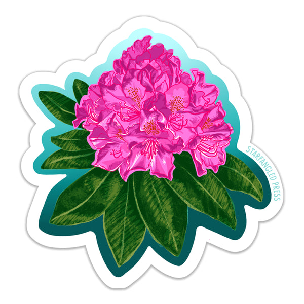 Rhododendron  3" Vinyl Sticker