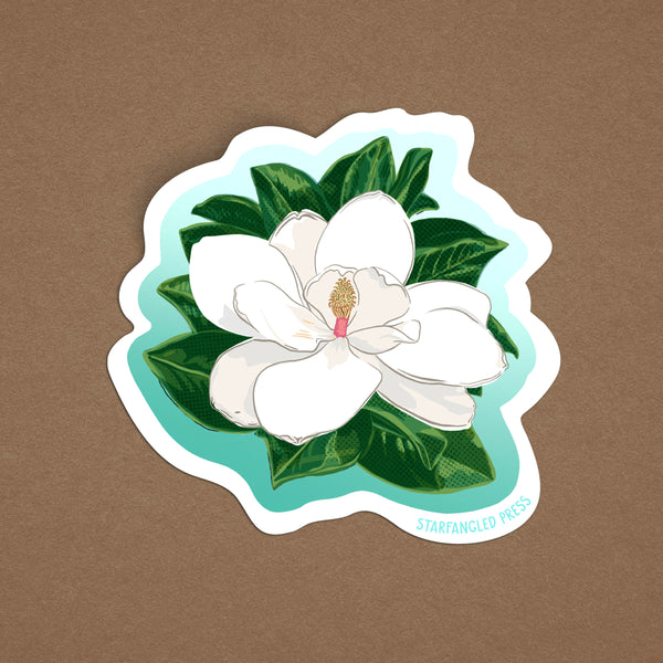 Magnolia 3" Vinyl Sticker