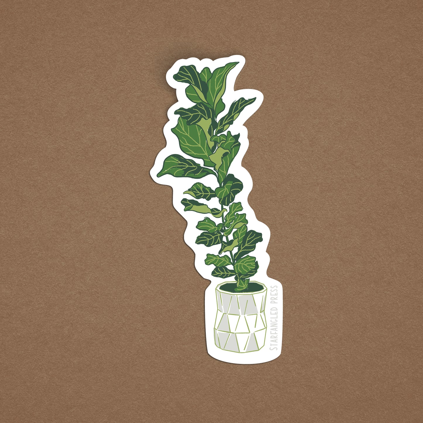 Fiddle Leaf Fig Sticker