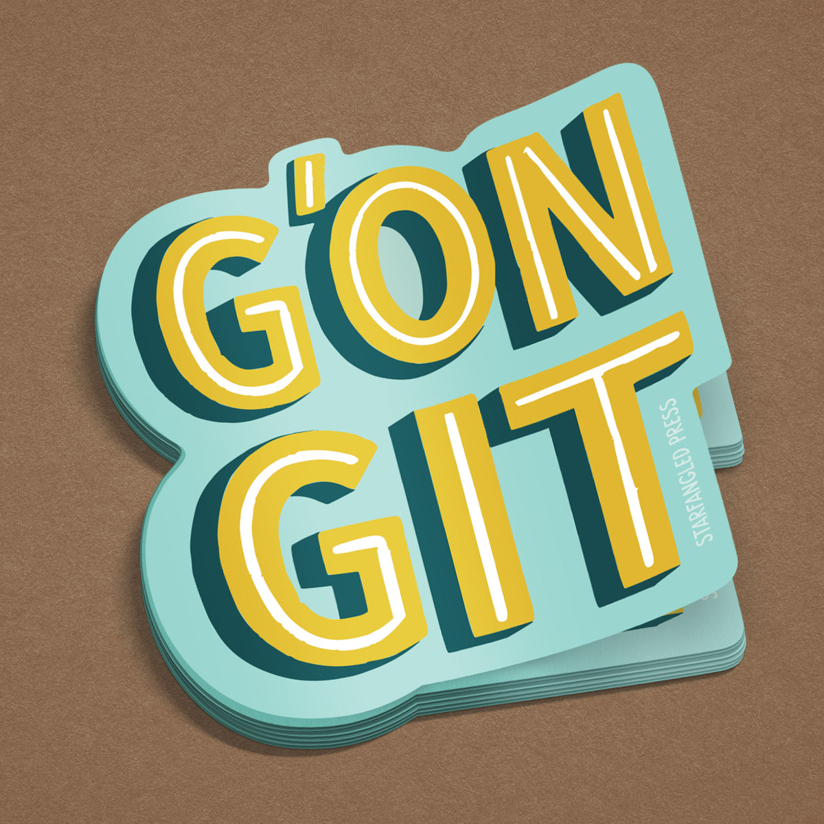 Gidget Gein Sticker G'On Git Sticker – Starfangled Press