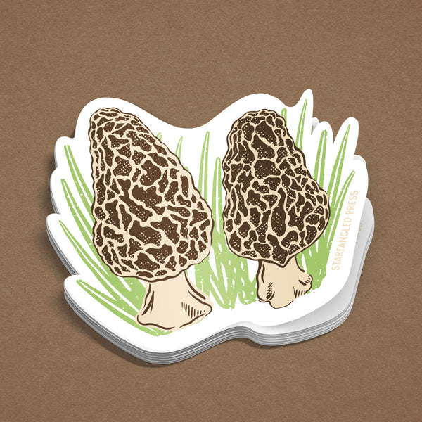 Morels 3" Vinyl Sticker