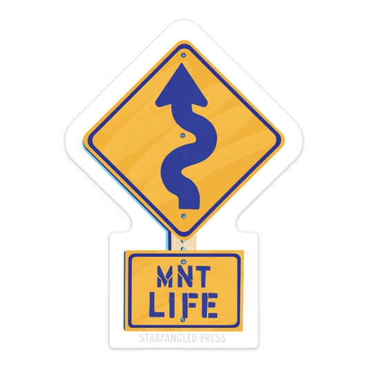 Mountain Life Sticker