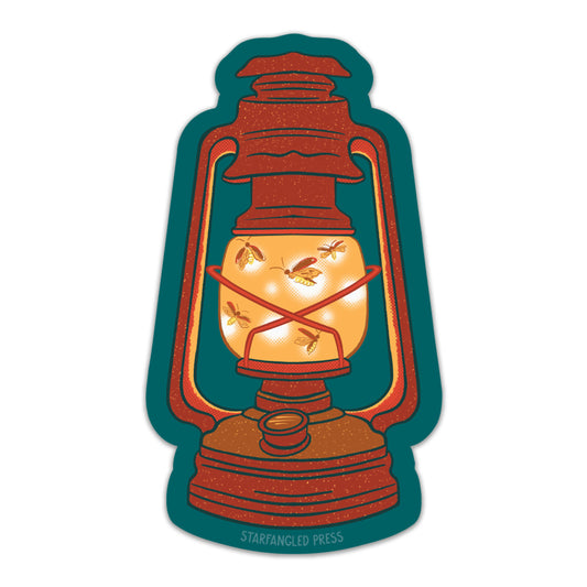 Lightning Bug Lantern Sticker