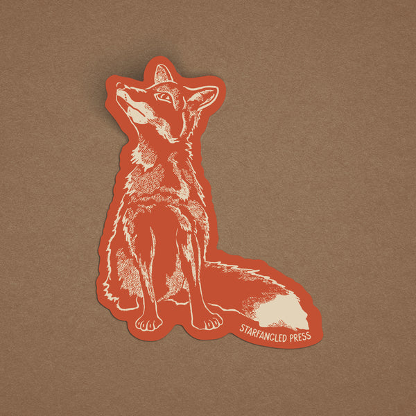 Woodland Fox 3" Vinyl Sticker