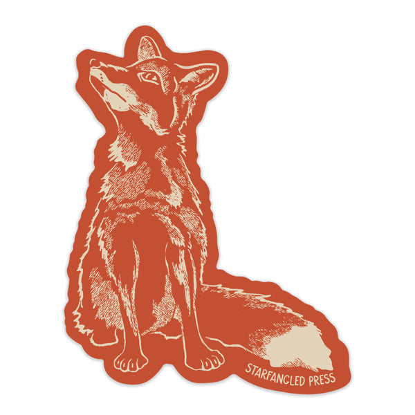 Woodland Fox 3" Vinyl Sticker