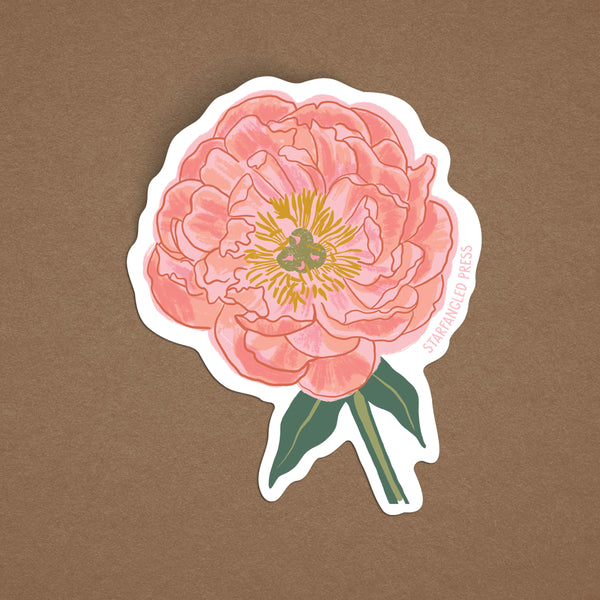 Pink Flower Sticker