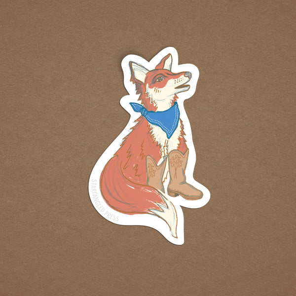 Rodeo Fox Sticker