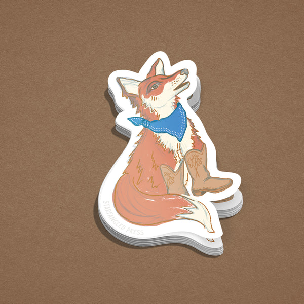 Rodeo Fox Sticker