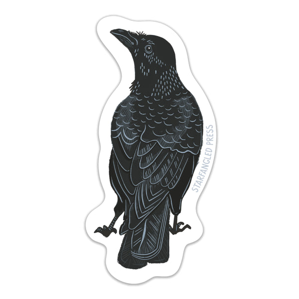 Crow Sticker – Starfangled Press