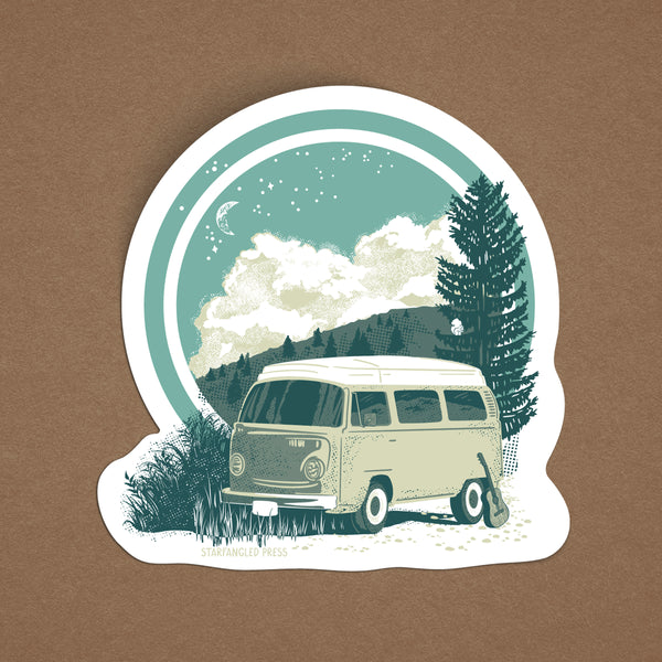 Traveling On Sticker