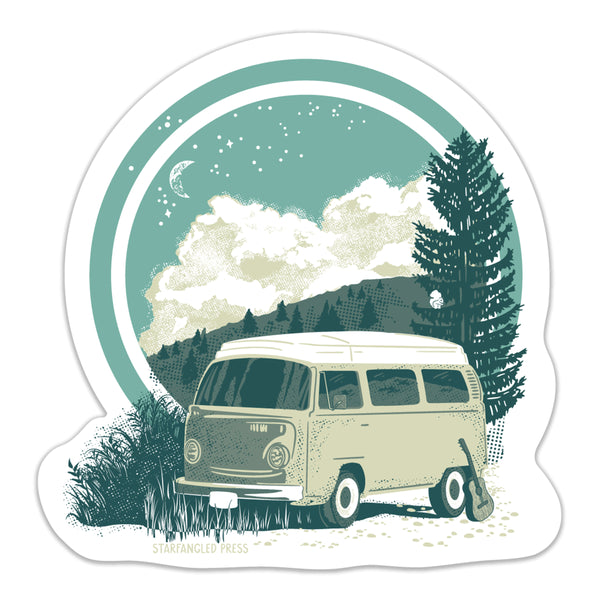 Traveling On Sticker