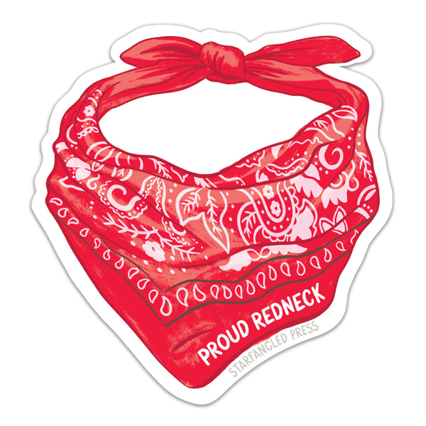 Proud Redneck Bandana Sticker