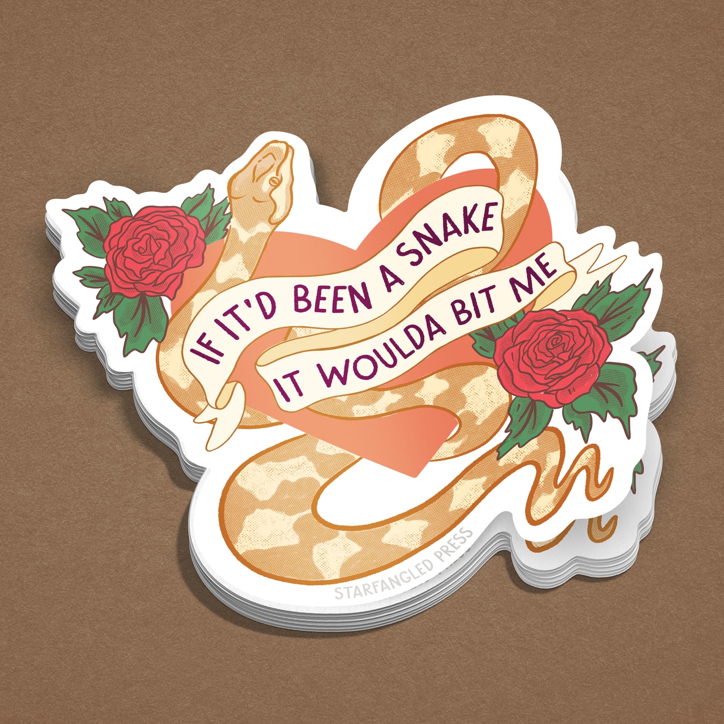 If It'd Been A Snake Sticker