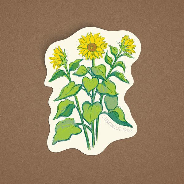 Sunflowers Sticker