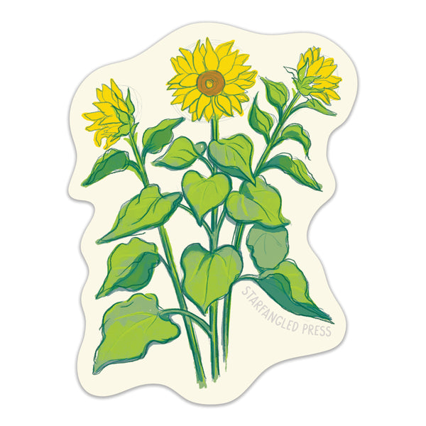 Sunflowers Sticker