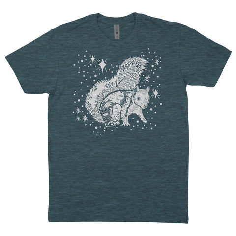 Cosmic Squirrel Crew Neck T-Shirt
