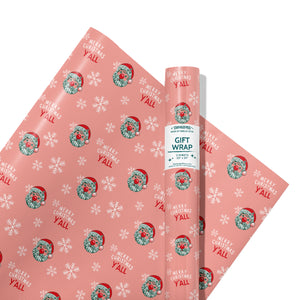 Retro Santa Gift Wrapping Paper