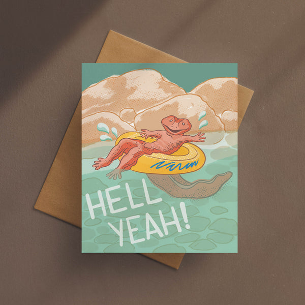 Hell Yeah Hellbender Card