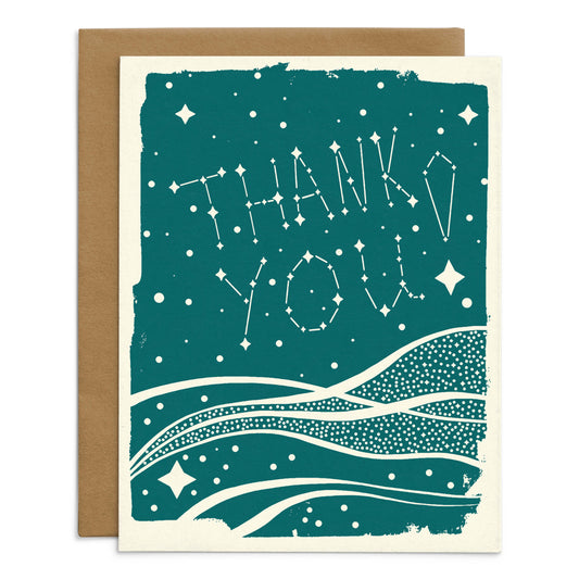 Thank You Night Sky Card