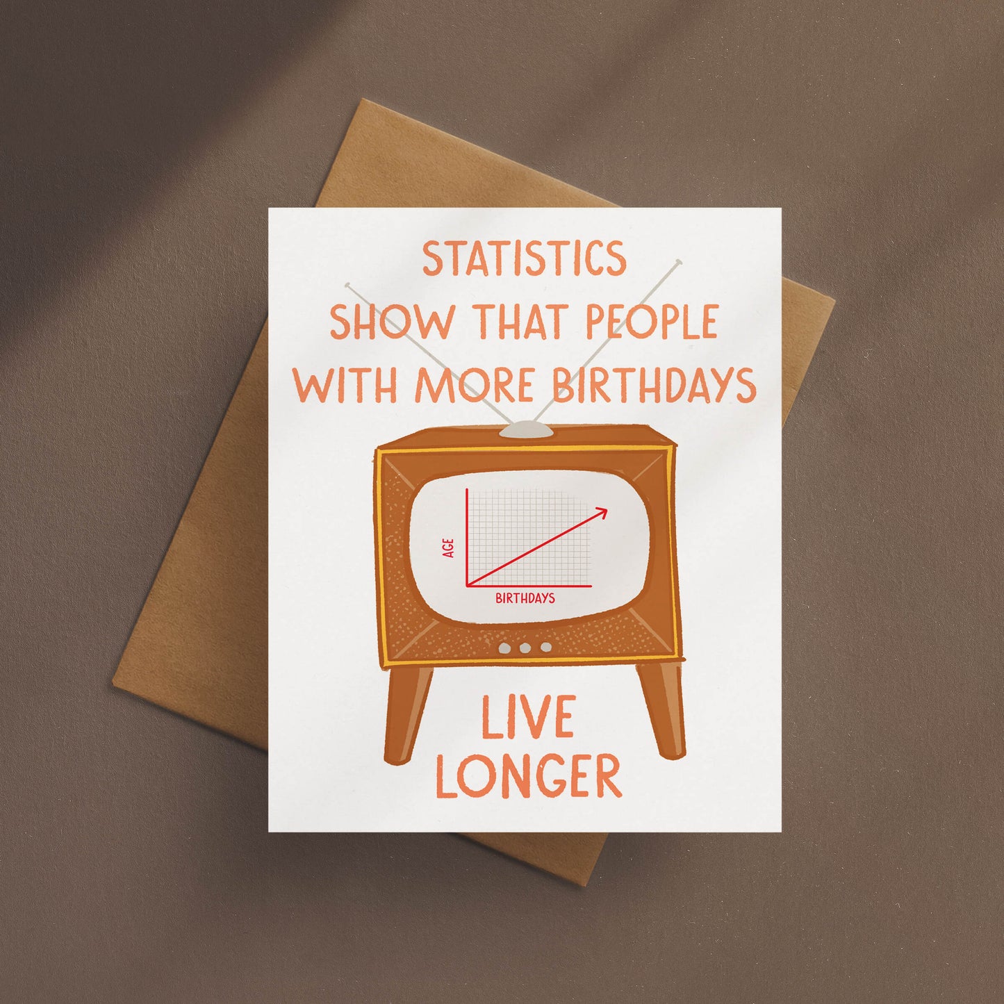 Statistics Show Birthday Card