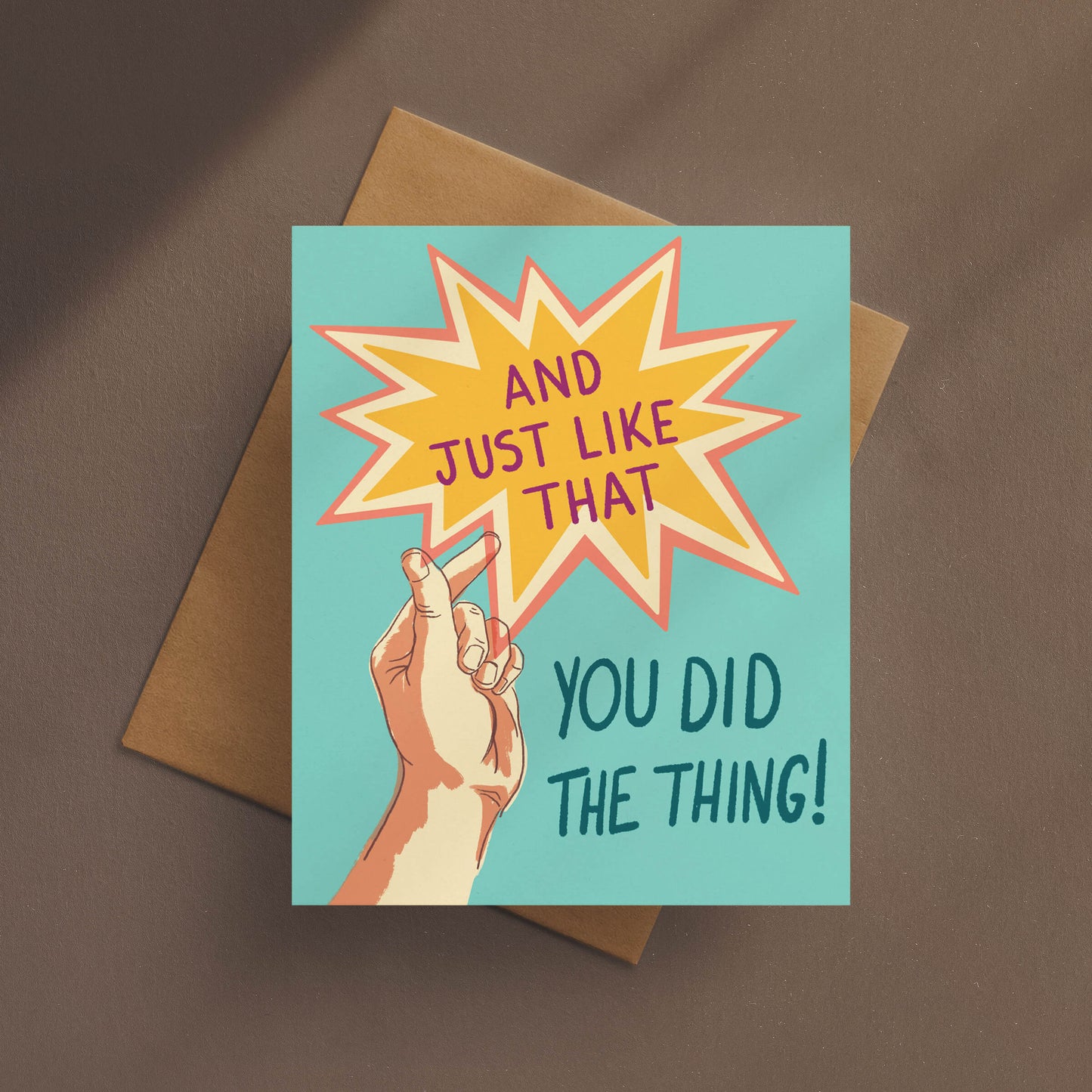 You Did The Thing! Card