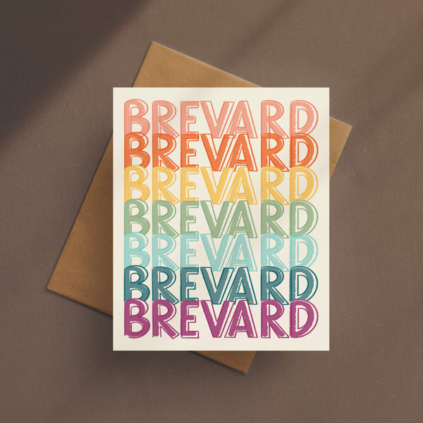 Brevard Rainbow Card