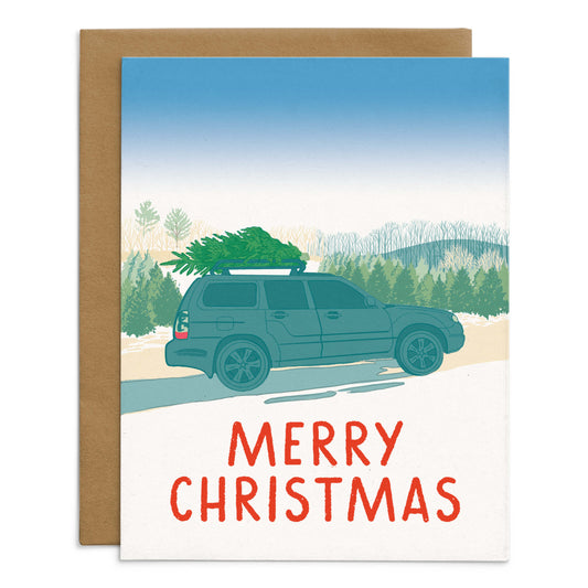 Merry Christmas Tree Farm Card