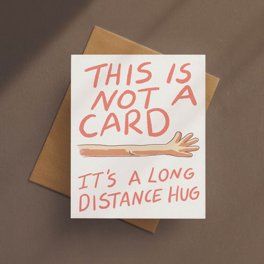 Long Distance Hug Card