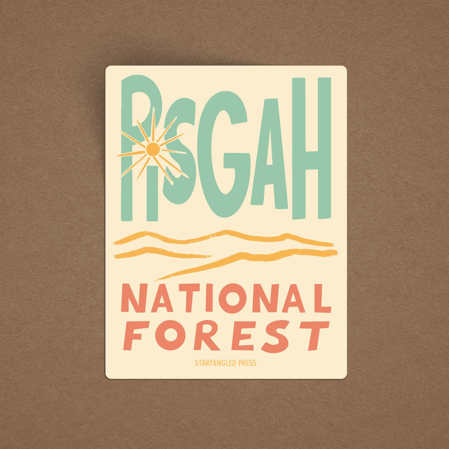 Pisgah National Forest Sunshine Sticker