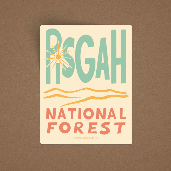 Pisgah National Forest Sunshine Sticker