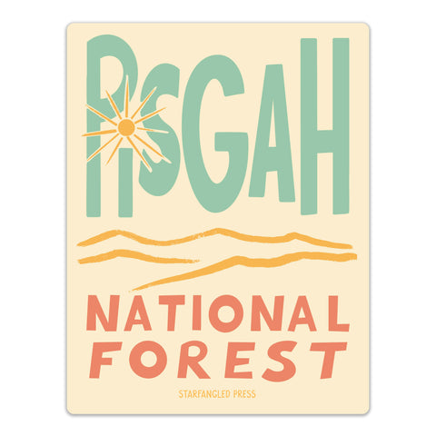 Pisgah National Forest Sunshine Sticker