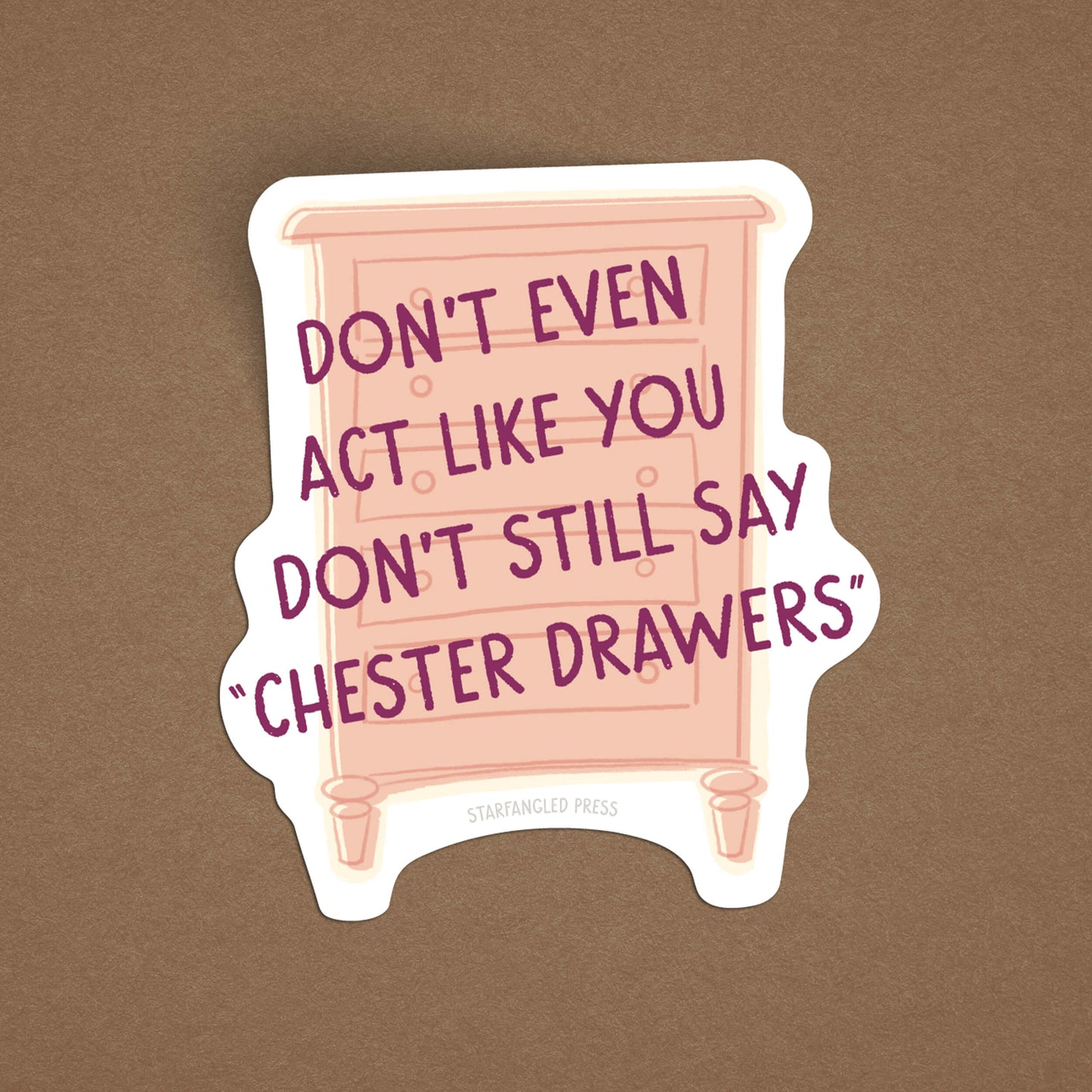 Chester Drawers Sticker