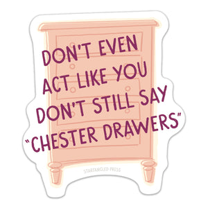 Chester Drawers Sticker