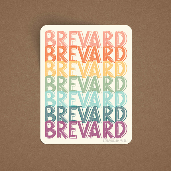 Brevard Rainbow Sticker