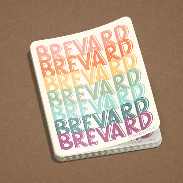 Brevard Rainbow Sticker