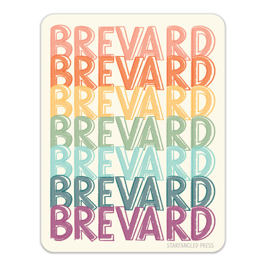 Brevard Rainbow Sticker